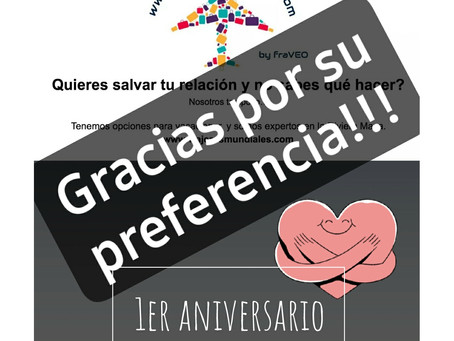 1er Aniversario!!! 1st Aniversary!!!