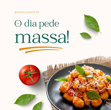 Nhoque de Batata, artesanal e com igredientes de qualidade
