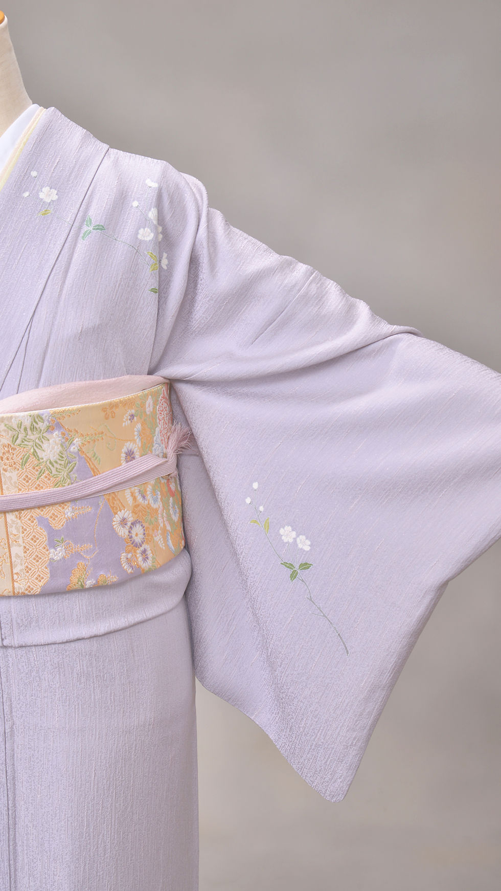 サムネイル： 訪問着　正絹　薄紫　HS-9
