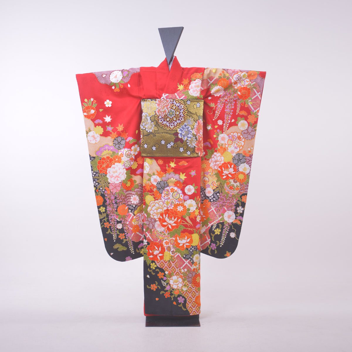 成人式　振袖　赤　NF340