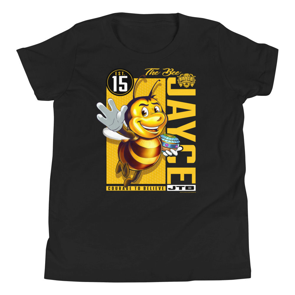 JAYCE THE BEE: Out The Box Youth Short Sleeve T-Shirt