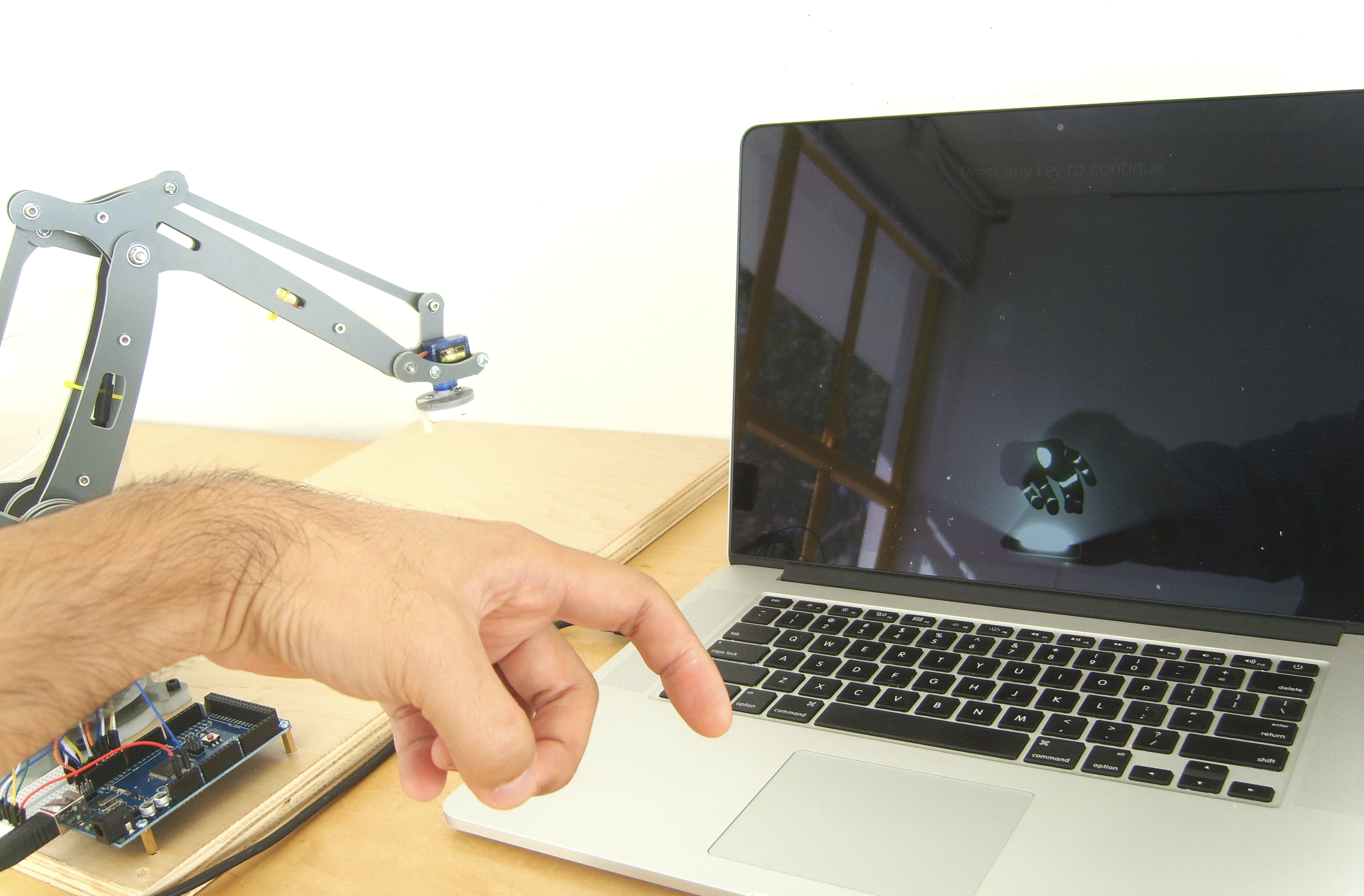Gesture-based Robot Arm Control