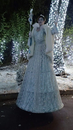 Snow Queen Stilt Walker