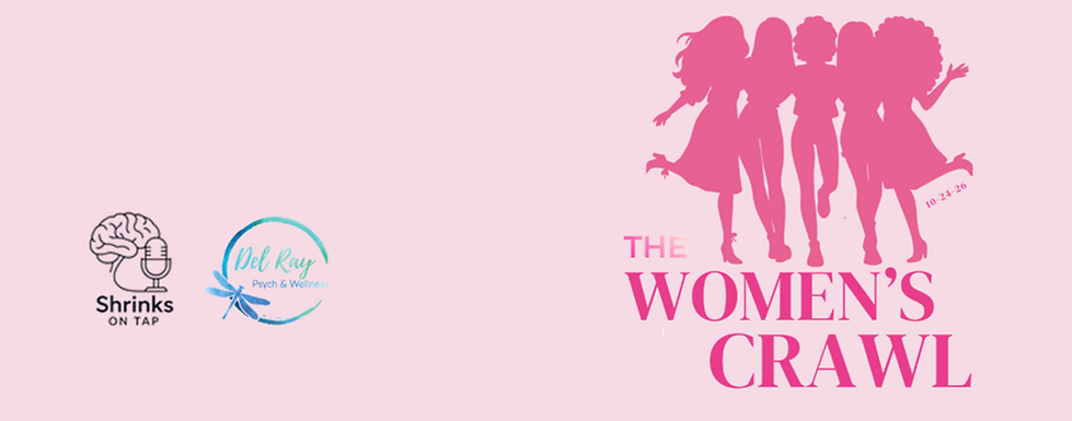 5 Women in silhouette, having fun