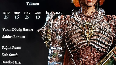 Elçin Sangu, 'Baldur's Gate' dedi, Türk oyun camiasını salladı .                                                 (Evet, Jahrein de topa girdi)