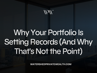 Why Your Portfolio is Setting Records