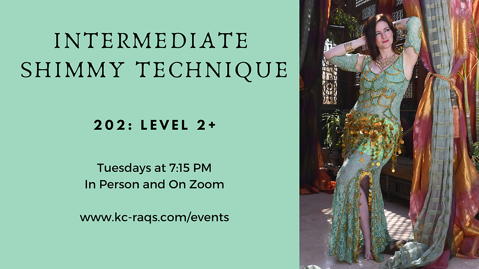 Intermediate Shimmies (Level 2+)