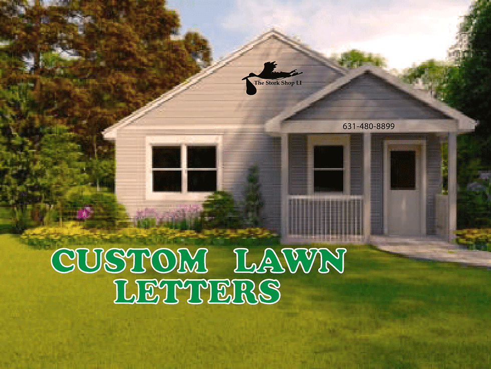 Thumbnail: Custom Lawn Letters Rental