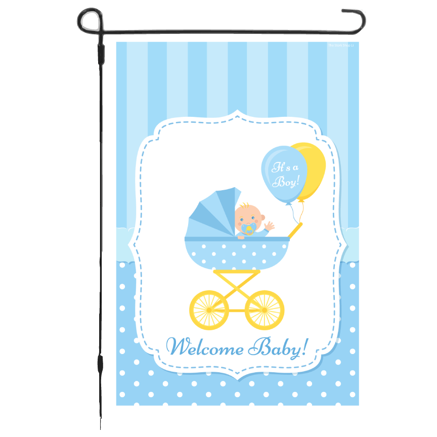 Thumbnail: Its a Boy - Welcome Baby - Garden Flag