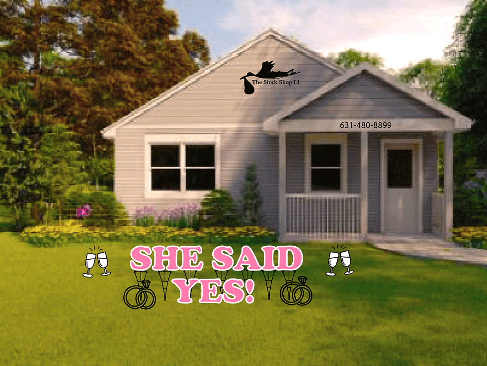 Thumbnail: She Said Yes! Lawn Letters Rental
