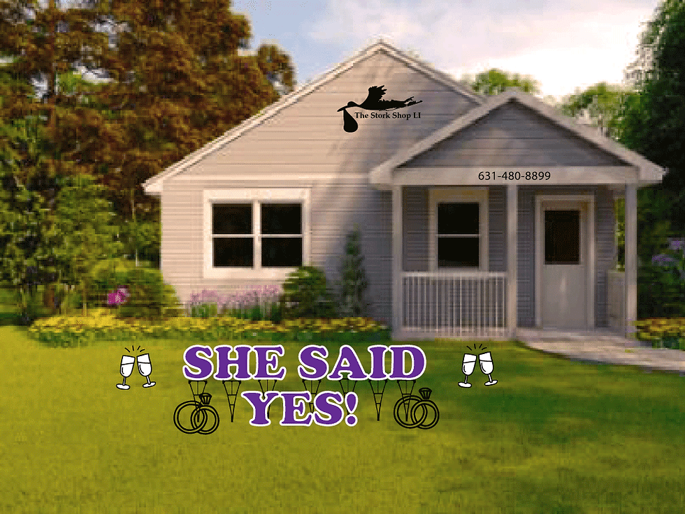 Thumbnail: She Said Yes! Lawn Letters Rental
