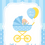 Thumbnail: Its a Boy - Welcome Baby - Garden Flag
