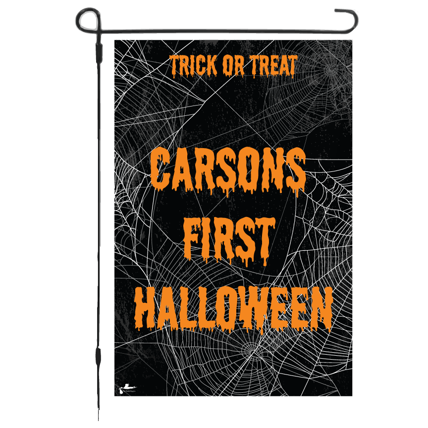 Thumbnail: Trick or Treat - First Halloween - Personalized- Garden Flag