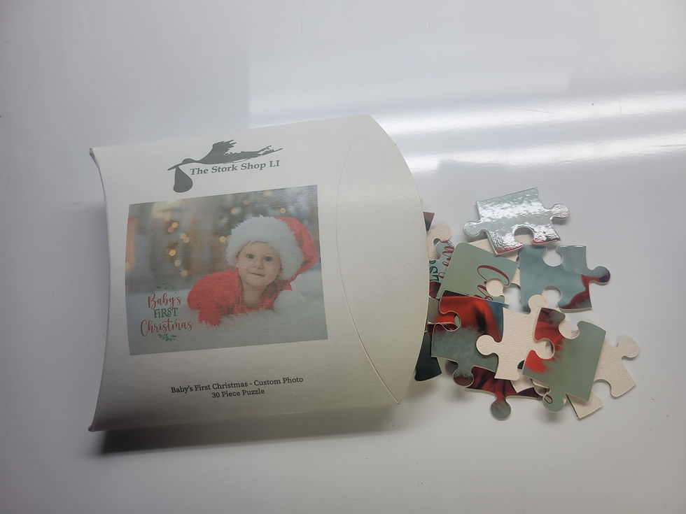 Thumbnail: Baby's First Christmas - Custom Photo Puzzle