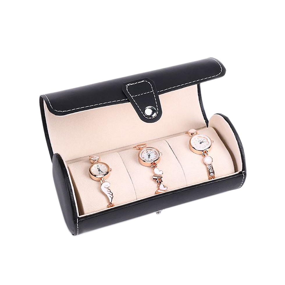 Thumbnail: Leather Watch Travel Case