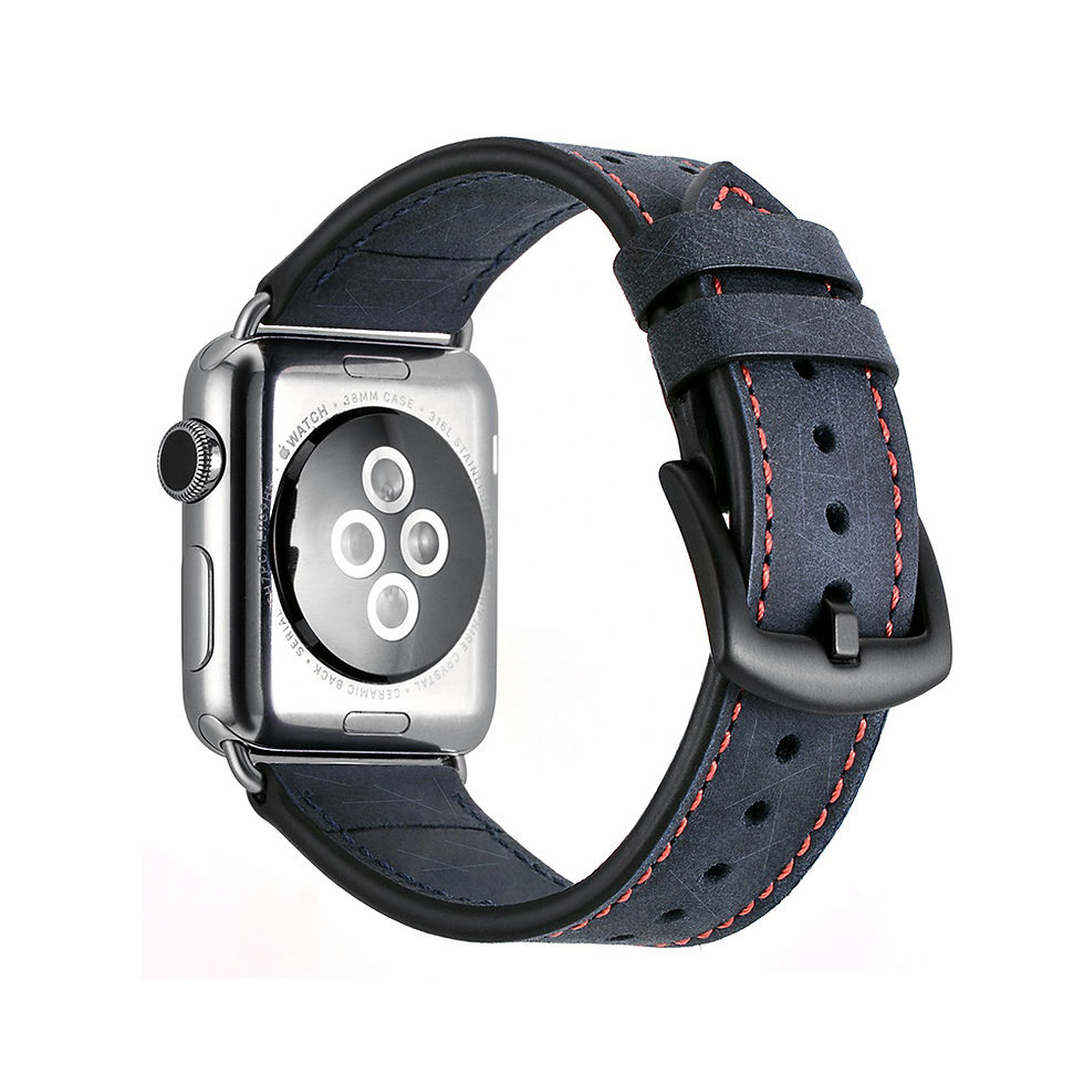 Thumbnail: Dotted Leather Strap for Apple Watch