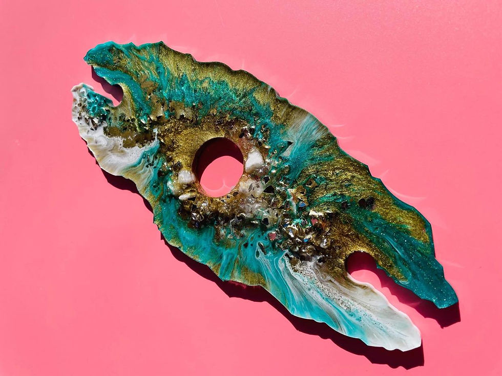 TOOWOOMBA - TCC - Make a resin geode style wine caddy! 