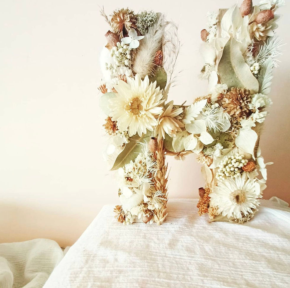 TOOWOOMBA - TCC - Make your own Everlasting Dried Flower Letter!