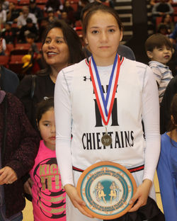 Girl's MVP Marveen Ross