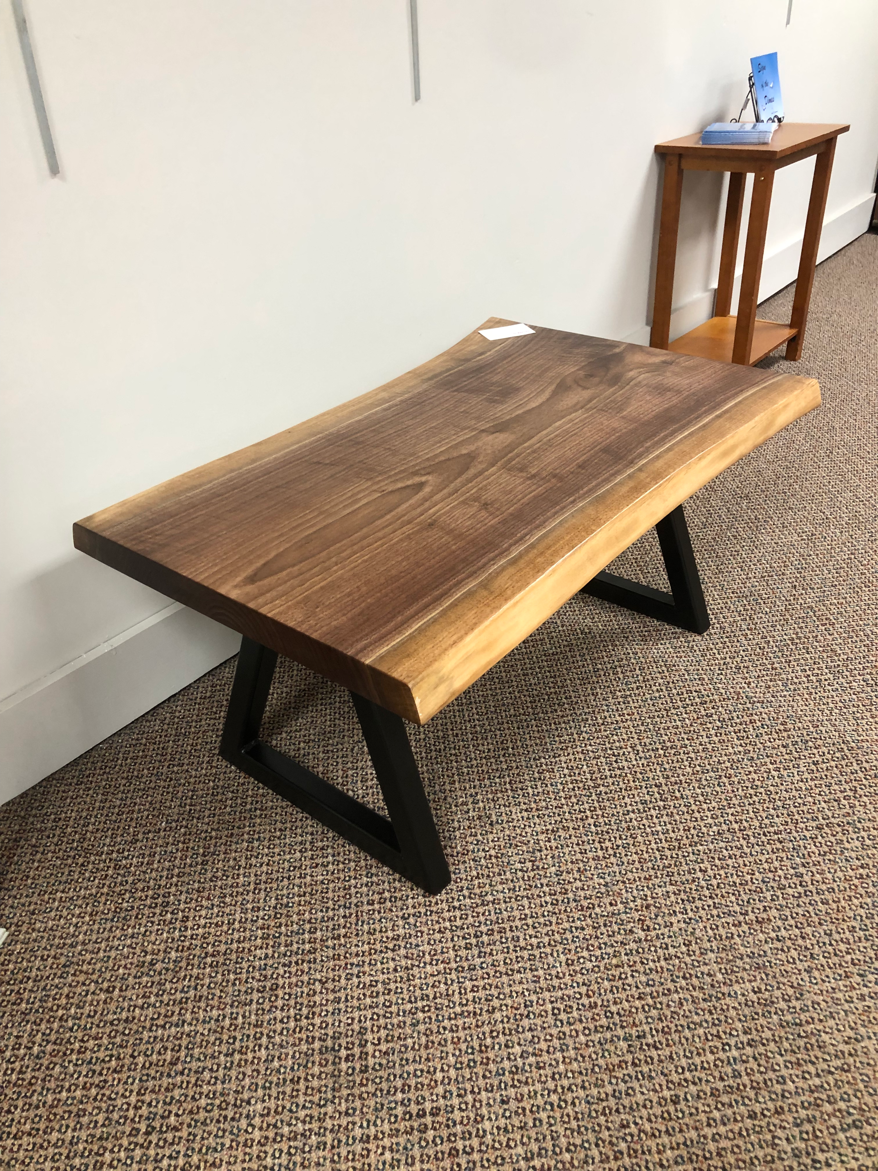 Live edge Black walnut coffee table