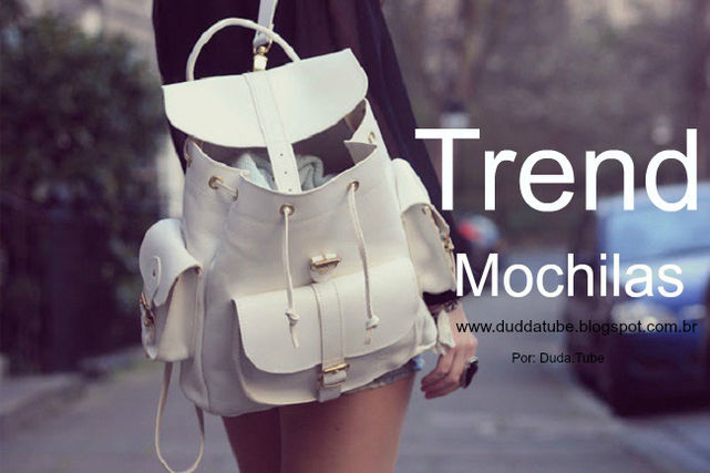 TREND: Chega de mini bags, vá de mochila.