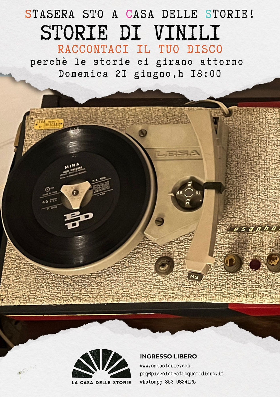 STORIE DI VINILI - Raccontaci il tuo disco
