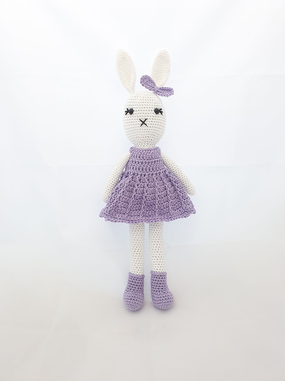 ארנבת נחמדת סרוגה בעבודת יד | ארנבת אמיגורומי