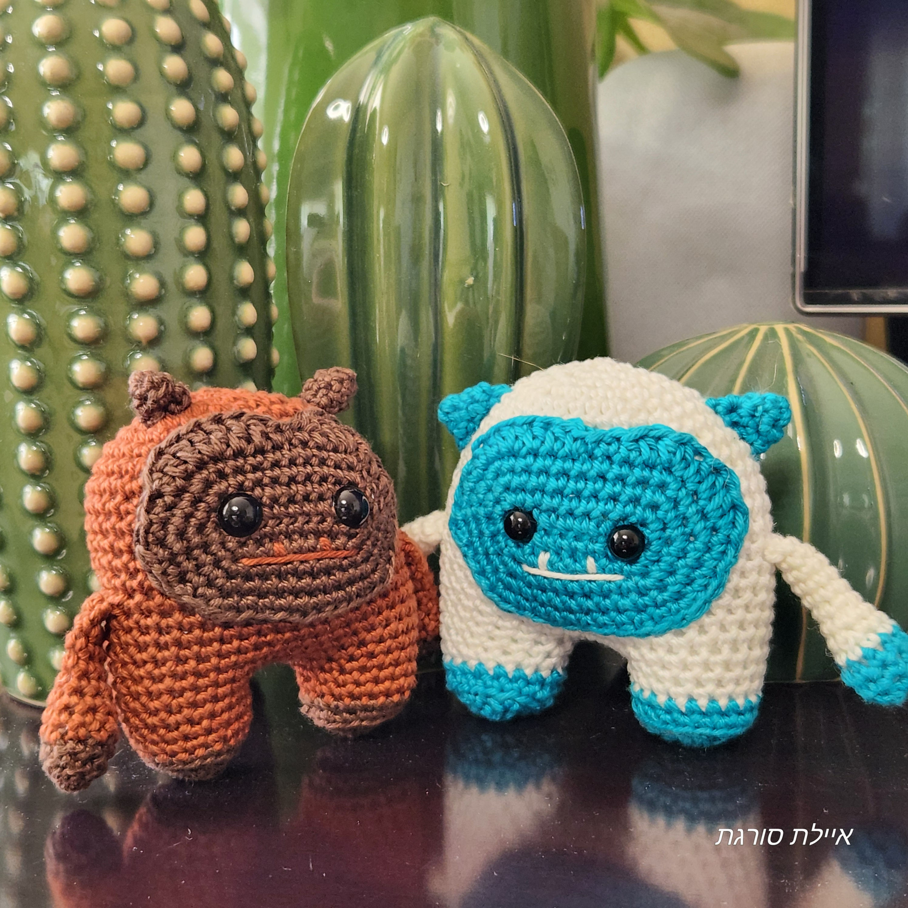 בובת ייטי סרוגה בעבודת יד | ייטי סרוג | ייטי אמיגורומי