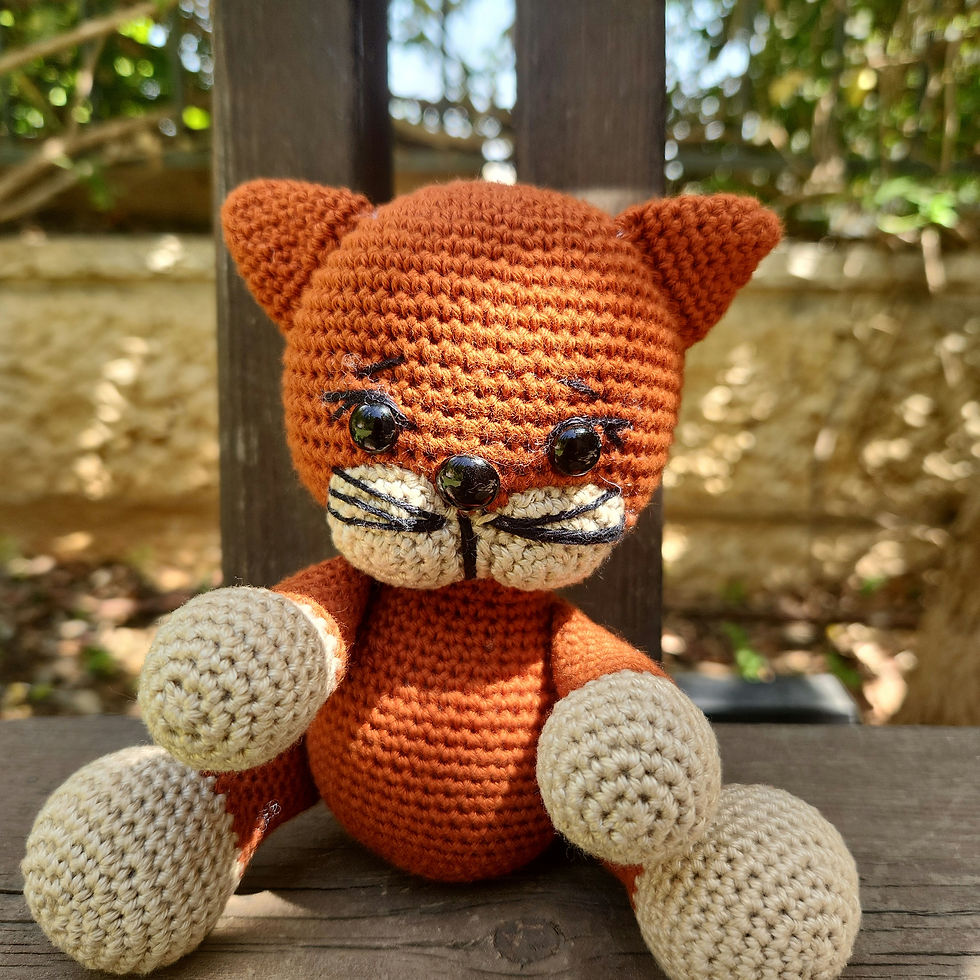 Thumbnail: Crochet Ginger Kitten Doll