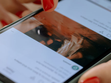 cell phone on instagram