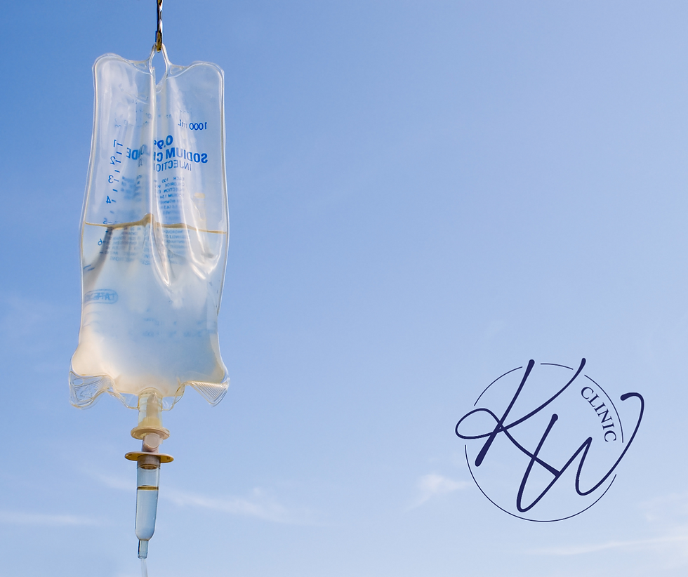 an IV bag