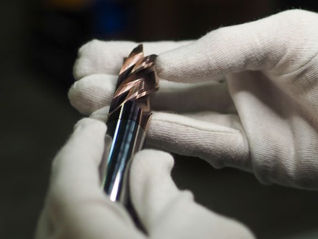 A recoated endmill