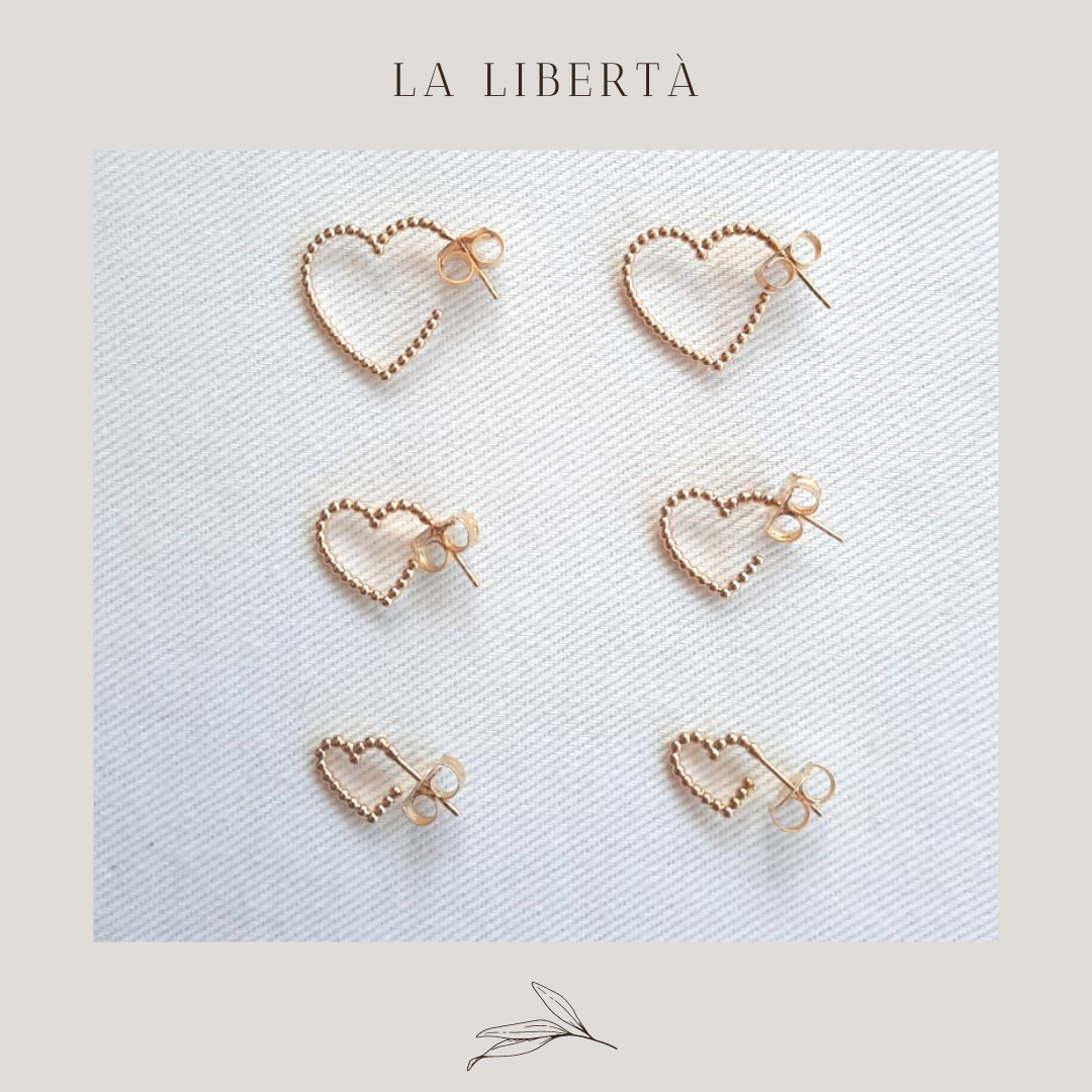 Brincos de coração