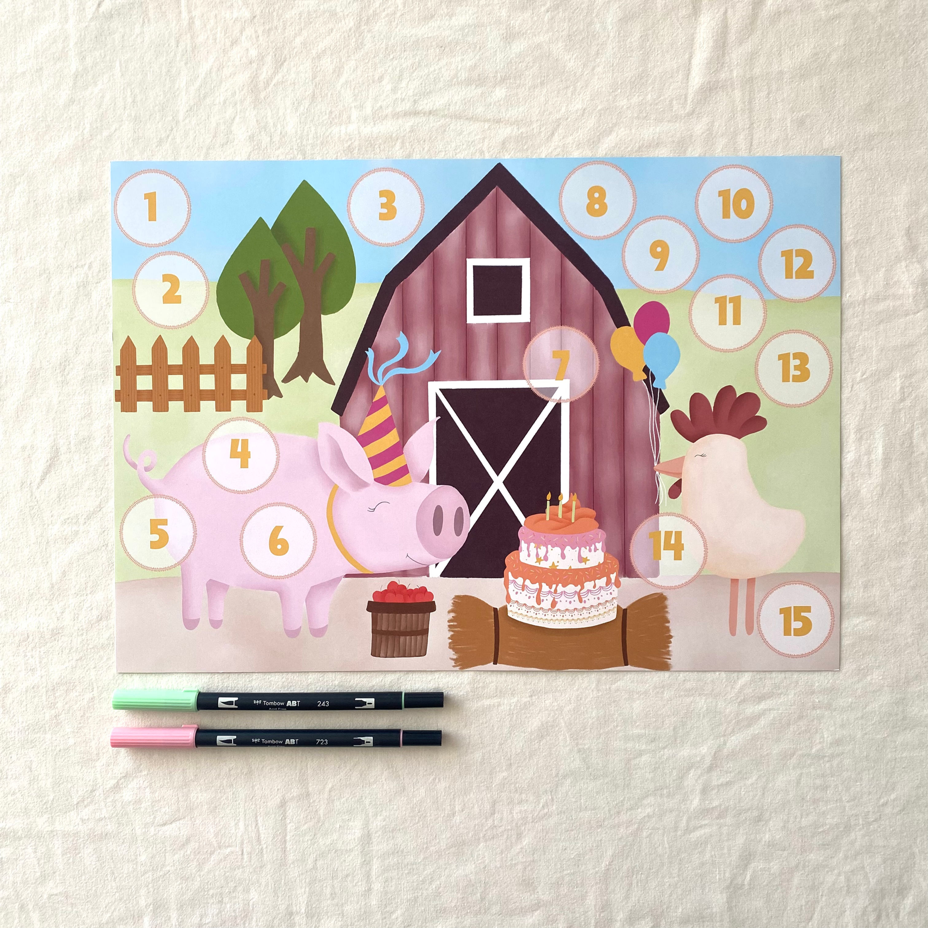 Aftelkalender - Boerderij