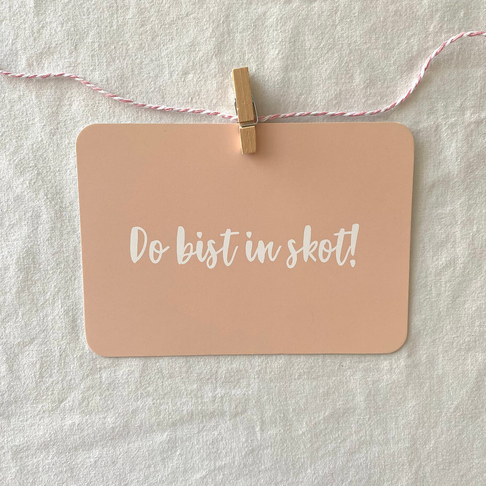 Thumbnail: Frysk kaartsje | Do bist in skot!