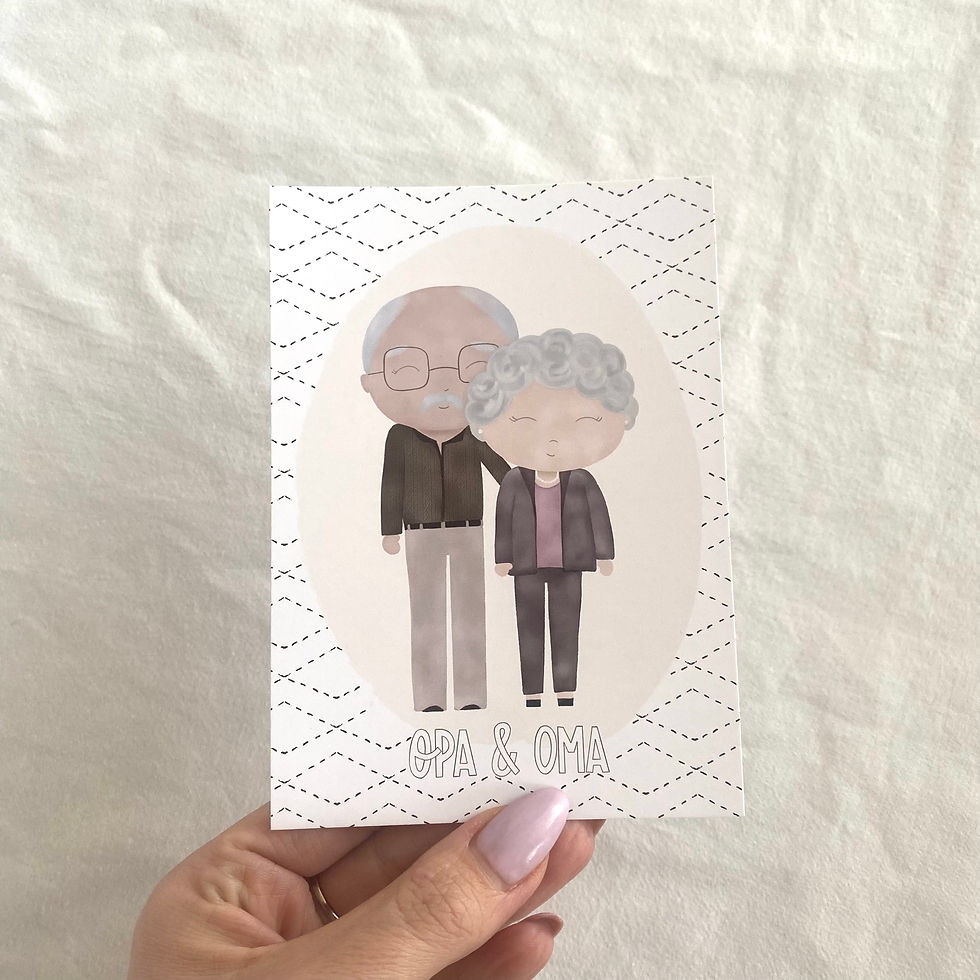 Thumbnail: Portret kaartje | “Opa & Oma” 
