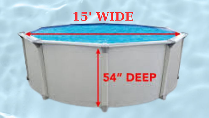 15' Round 54" Deep Round Pool 