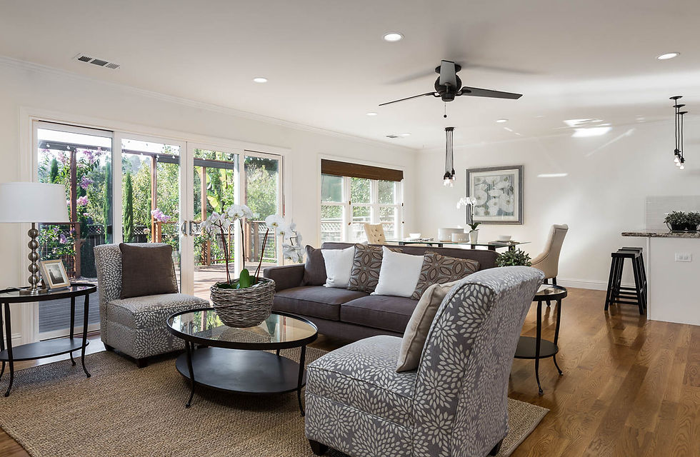 Coastal Californian living room