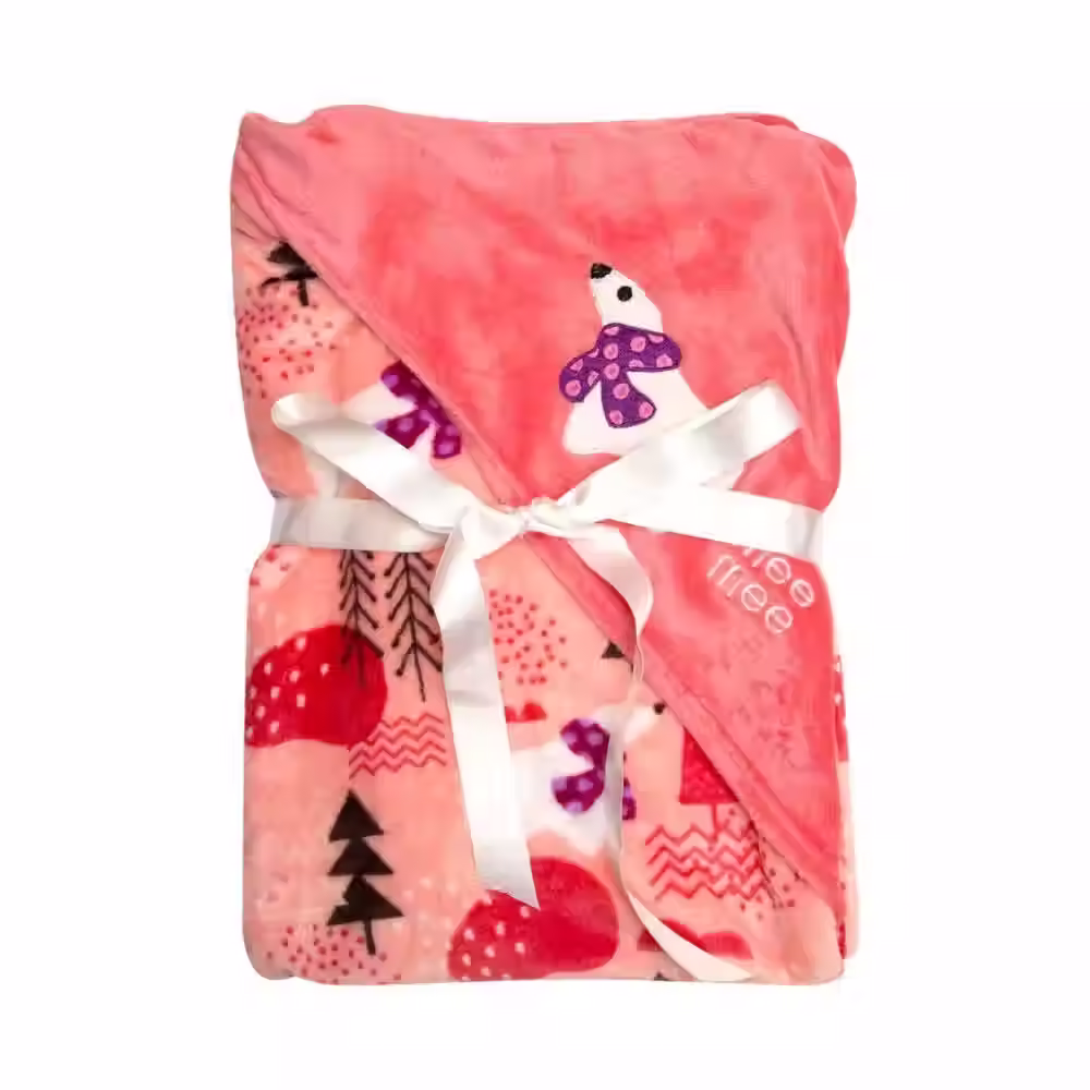 Mee Mee Baby Warm And Soft Swaddle Wrapper(Red)