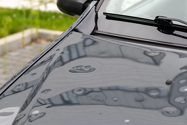 hail damaged vehicle
