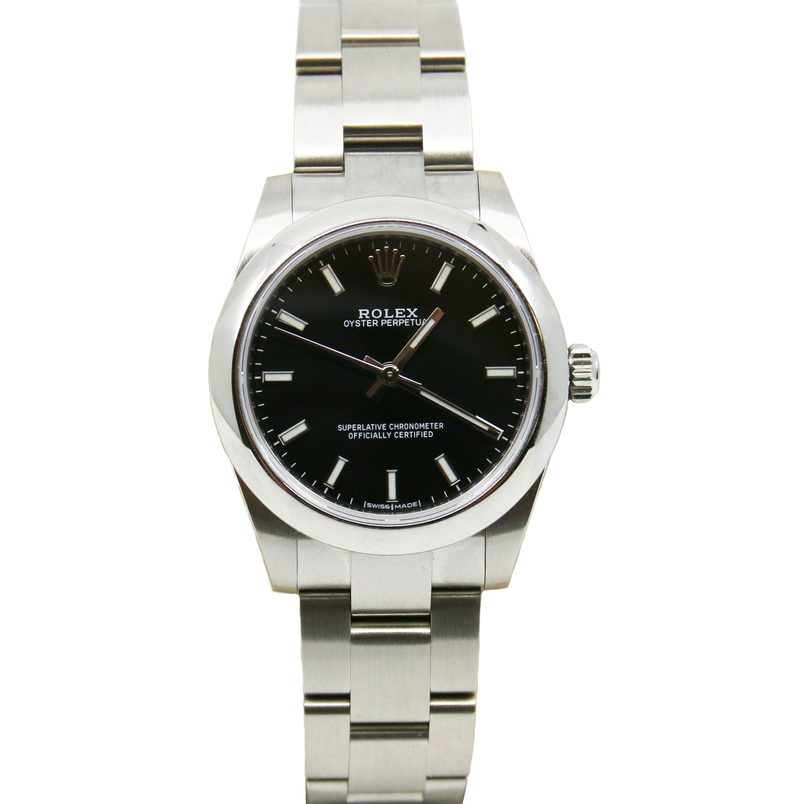 Rolex Oyster Perpetual Stainless Steel Womens Watch - Model 177200