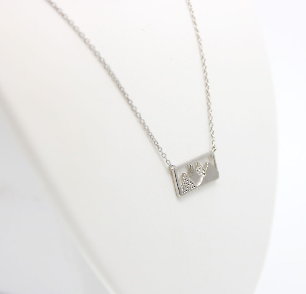 Thumbnail: Mountain Range Silhouette Pendant