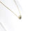 Thumbnail: Mountain Silhouette Oval Pendant in 14K Gold