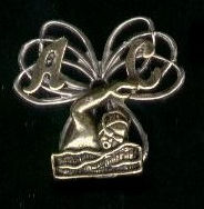 Swimming team pin - Angel Designs by Denise