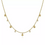 Thumbnail: 14K Yellow Gold Station Necklace with Drops