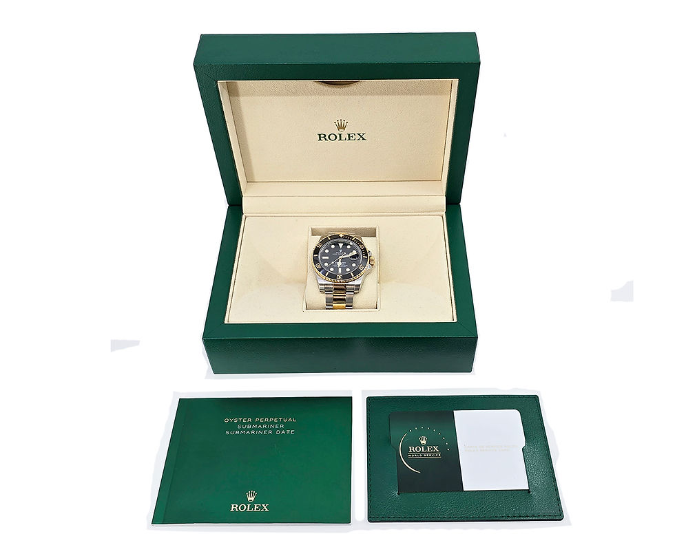 Thumbnail: Rolex Submariner Two Tone 116613LN Black Dial