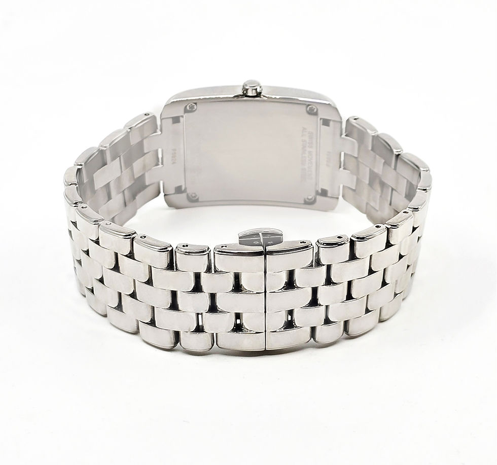 Thumbnail: Weiss Precision Sterling Silver Five-Link Unisex Watch