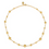 Thumbnail: 14K Yellow Plain Gold Bujukan Ball Station Necklace