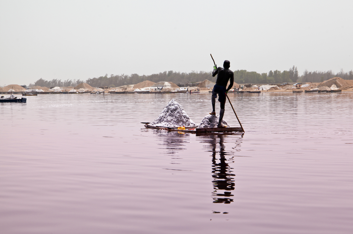 Travailleur au Lac Rose
