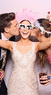 Photobooth with happy client